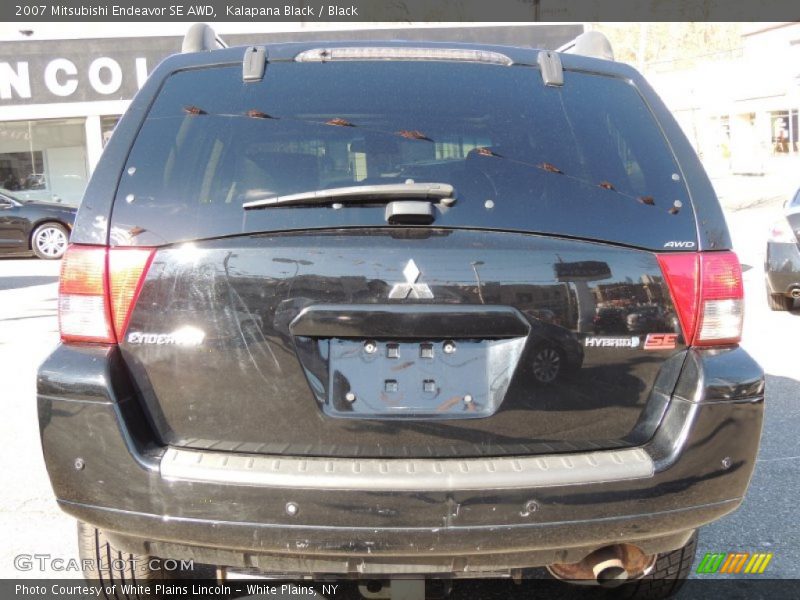 Kalapana Black / Black 2007 Mitsubishi Endeavor SE AWD