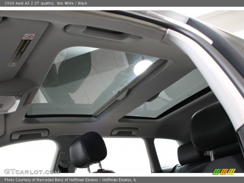 Ibis White / Black 2009 Audi A3 2.0T quattro