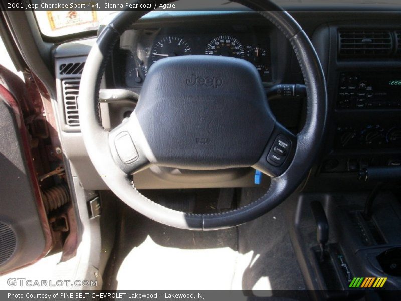 Sienna Pearlcoat / Agate 2001 Jeep Cherokee Sport 4x4