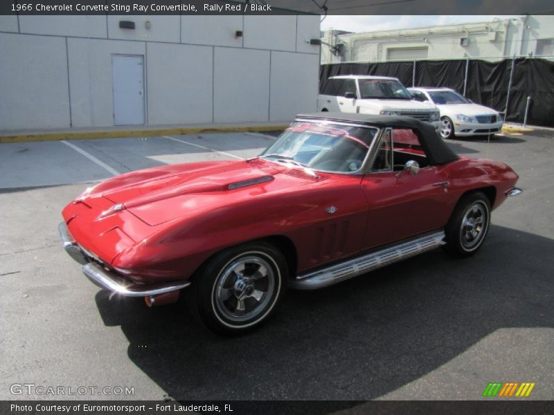 Rally Red / Black 1966 Chevrolet Corvette Sting Ray Convertible