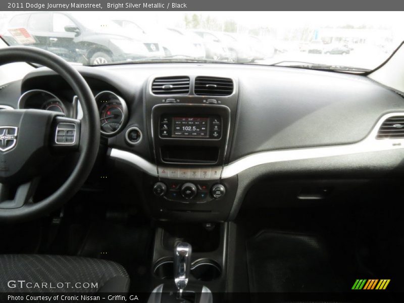 Bright Silver Metallic / Black 2011 Dodge Journey Mainstreet