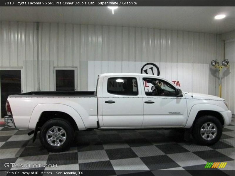 Super White / Graphite 2010 Toyota Tacoma V6 SR5 PreRunner Double Cab