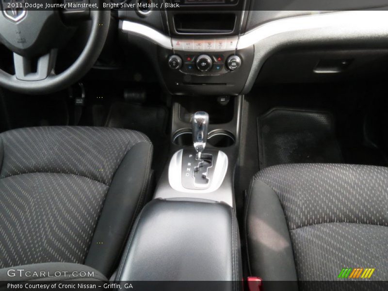 Bright Silver Metallic / Black 2011 Dodge Journey Mainstreet