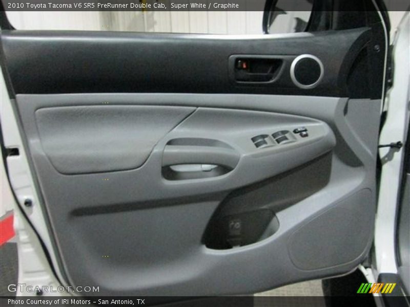Super White / Graphite 2010 Toyota Tacoma V6 SR5 PreRunner Double Cab