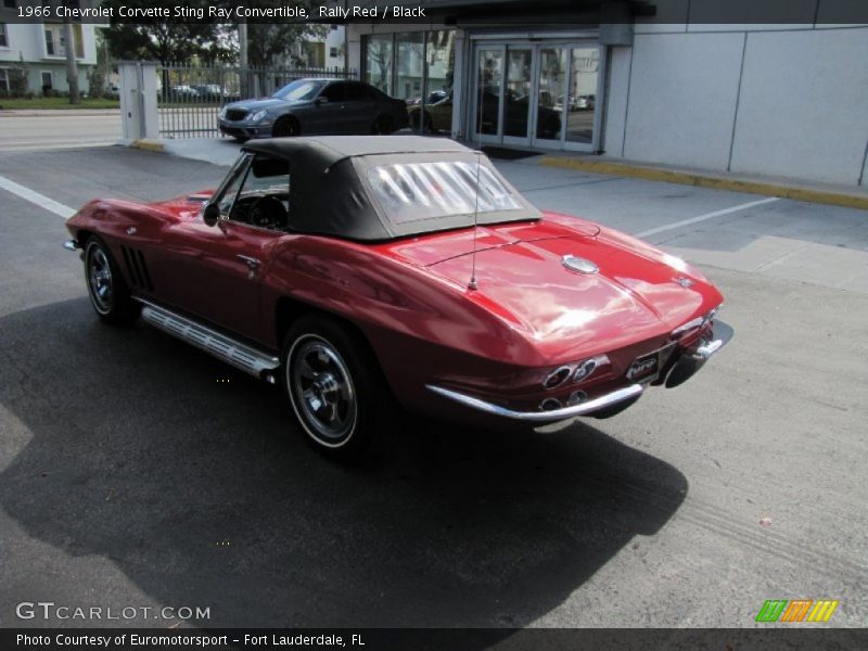 Rally Red / Black 1966 Chevrolet Corvette Sting Ray Convertible