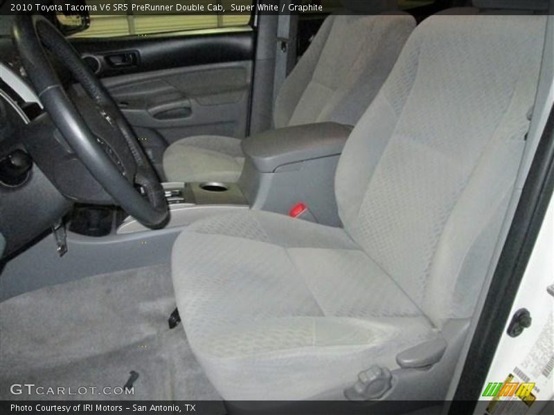 Super White / Graphite 2010 Toyota Tacoma V6 SR5 PreRunner Double Cab