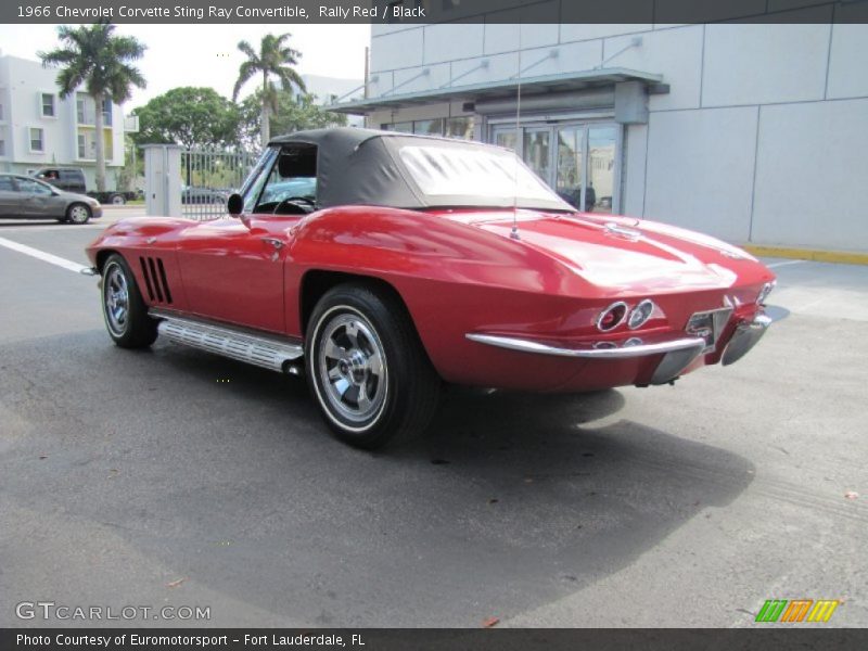 Rally Red / Black 1966 Chevrolet Corvette Sting Ray Convertible