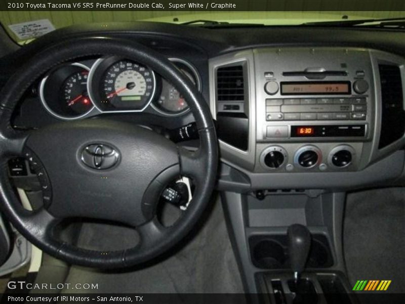 Super White / Graphite 2010 Toyota Tacoma V6 SR5 PreRunner Double Cab