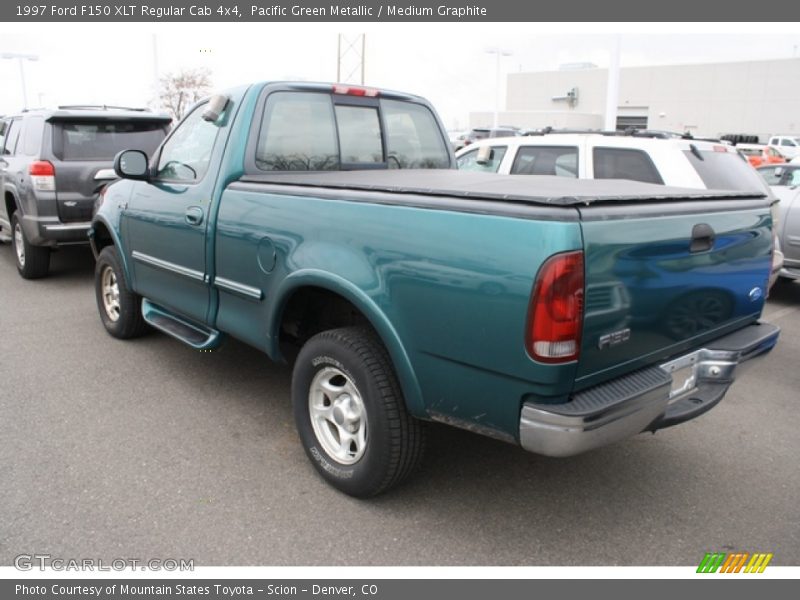 Pacific Green Metallic / Medium Graphite 1997 Ford F150 XLT Regular Cab 4x4