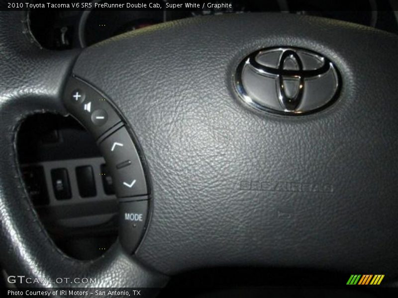 Super White / Graphite 2010 Toyota Tacoma V6 SR5 PreRunner Double Cab