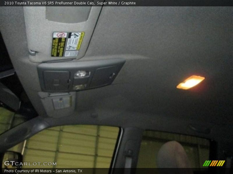 Super White / Graphite 2010 Toyota Tacoma V6 SR5 PreRunner Double Cab