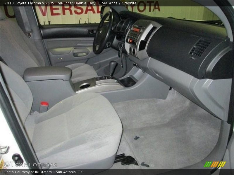 Super White / Graphite 2010 Toyota Tacoma V6 SR5 PreRunner Double Cab