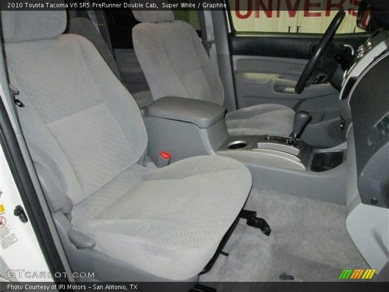 Super White / Graphite 2010 Toyota Tacoma V6 SR5 PreRunner Double Cab