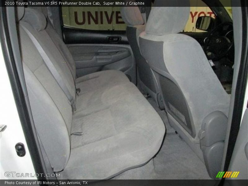 Super White / Graphite 2010 Toyota Tacoma V6 SR5 PreRunner Double Cab