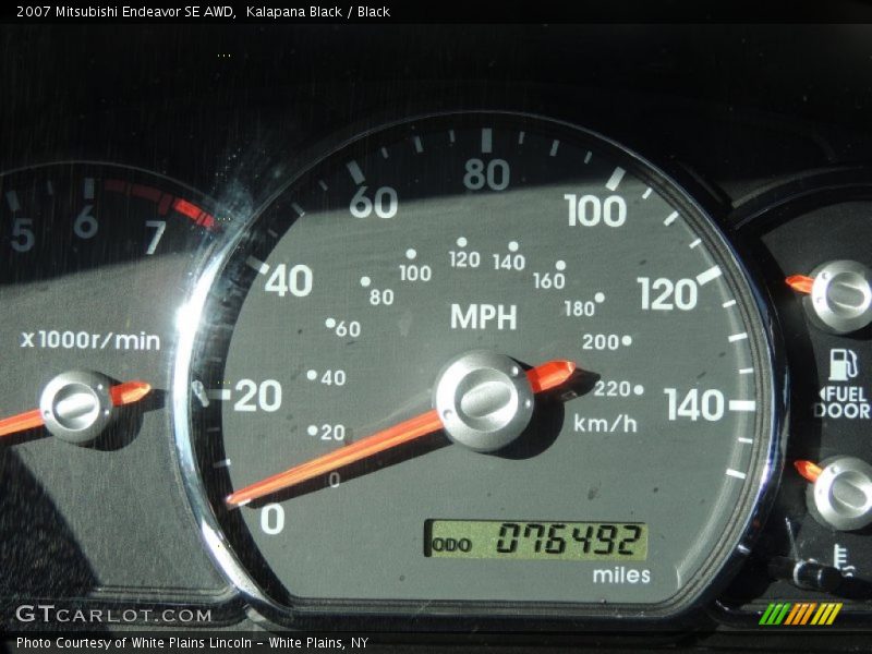 Kalapana Black / Black 2007 Mitsubishi Endeavor SE AWD