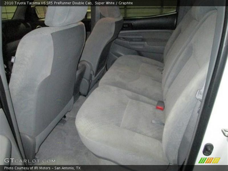 Super White / Graphite 2010 Toyota Tacoma V6 SR5 PreRunner Double Cab