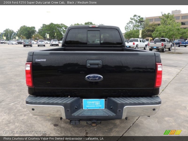 Black / Medium Stone 2009 Ford F250 Super Duty Lariat Crew Cab