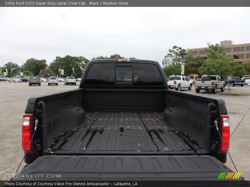 Black / Medium Stone 2009 Ford F250 Super Duty Lariat Crew Cab