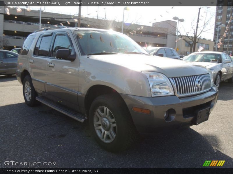 Light French Silk Metallic / Medium Dark Parchment 2004 Mercury Mountaineer AWD