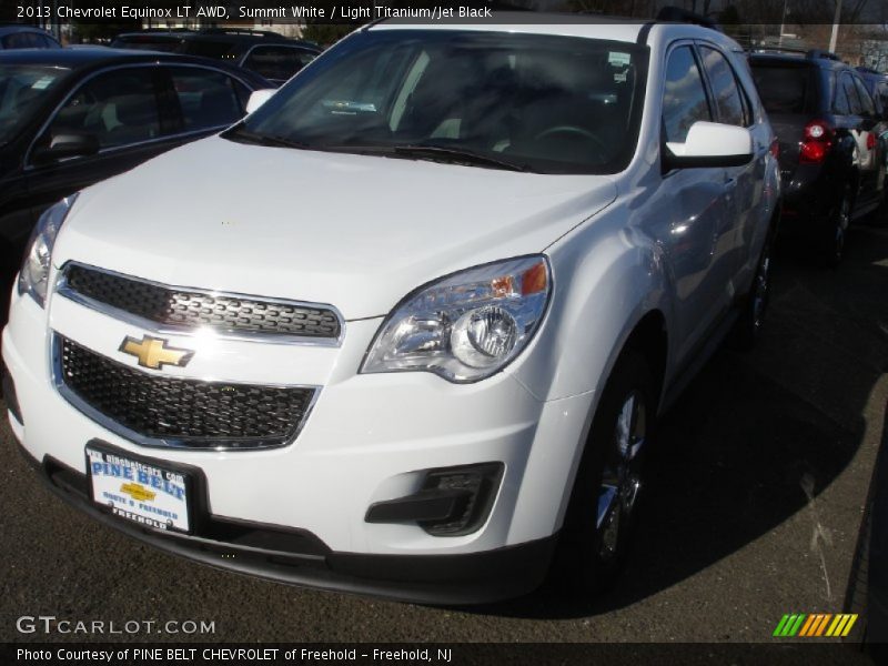 Summit White / Light Titanium/Jet Black 2013 Chevrolet Equinox LT AWD