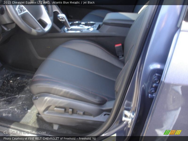 Atlantis Blue Metallic / Jet Black 2013 Chevrolet Equinox LTZ AWD