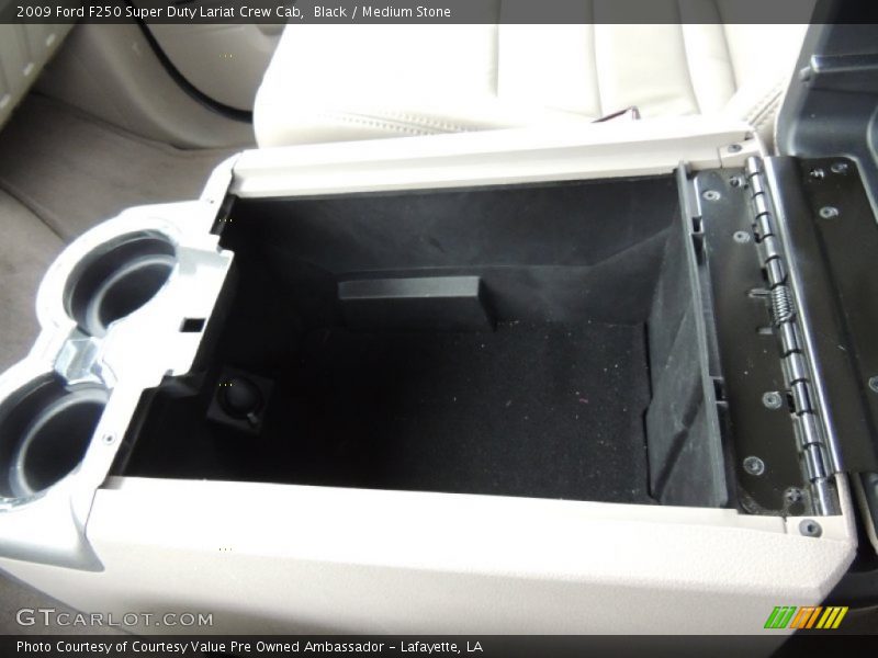 Black / Medium Stone 2009 Ford F250 Super Duty Lariat Crew Cab