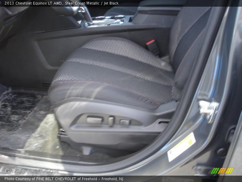 Steel Green Metallic / Jet Black 2013 Chevrolet Equinox LT AWD