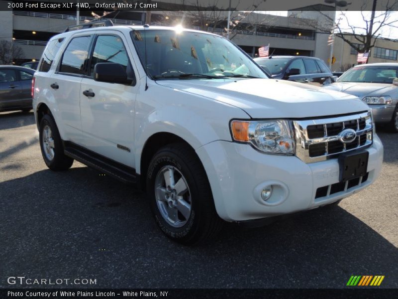 Oxford White / Camel 2008 Ford Escape XLT 4WD