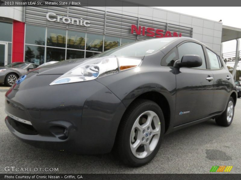 Metallic Slate / Black 2013 Nissan LEAF SV