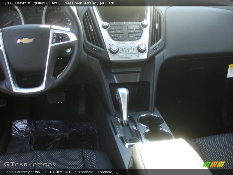 Steel Green Metallic / Jet Black 2013 Chevrolet Equinox LT AWD