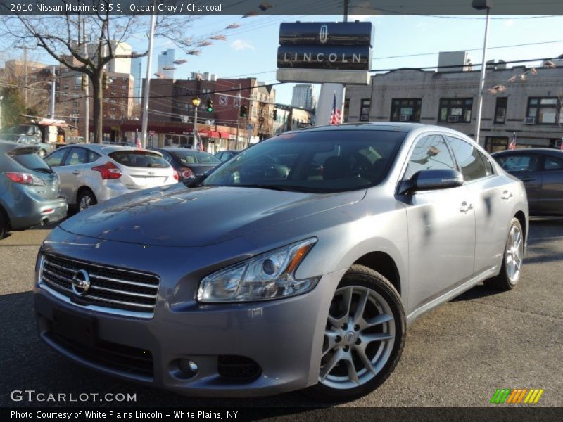 Ocean Gray / Charcoal 2010 Nissan Maxima 3.5 S