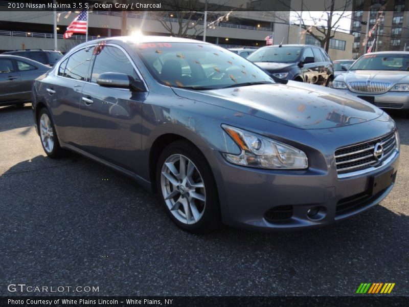 Ocean Gray / Charcoal 2010 Nissan Maxima 3.5 S