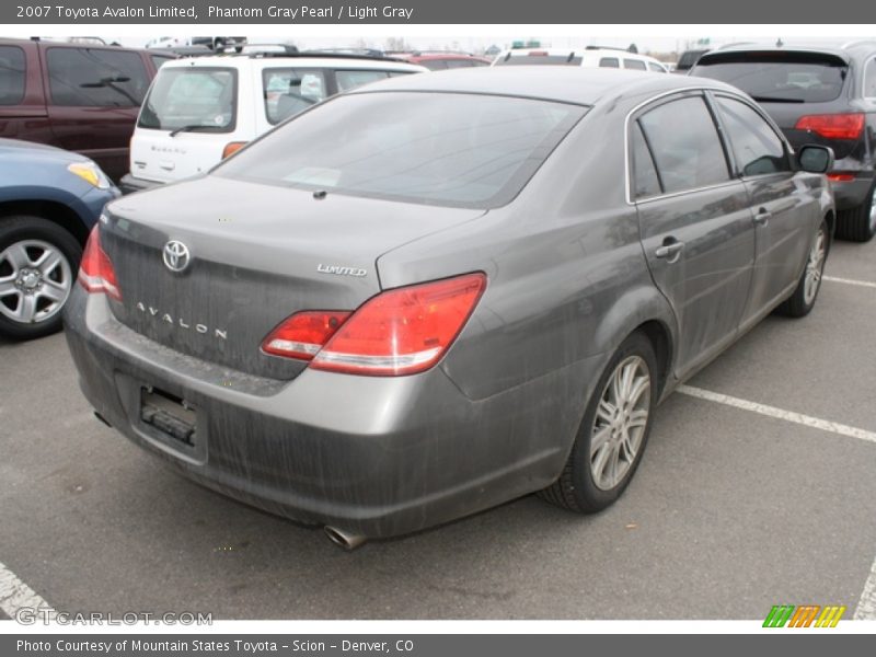 Phantom Gray Pearl / Light Gray 2007 Toyota Avalon Limited