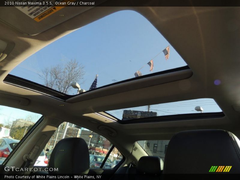 Ocean Gray / Charcoal 2010 Nissan Maxima 3.5 S
