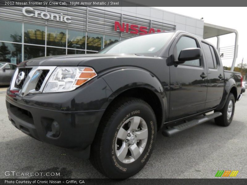 Night Armor Metallic / Steel 2012 Nissan Frontier SV Crew Cab