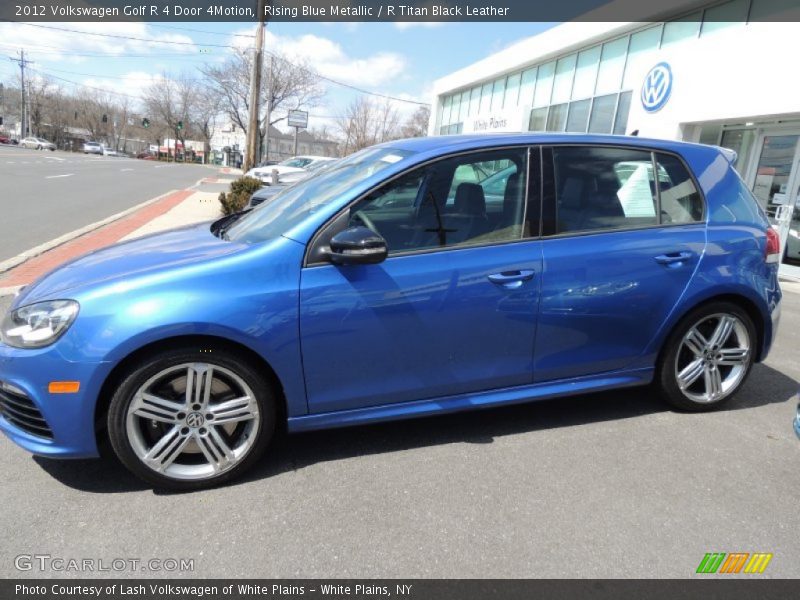 Rising Blue Metallic / R Titan Black Leather 2012 Volkswagen Golf R 4 Door 4Motion