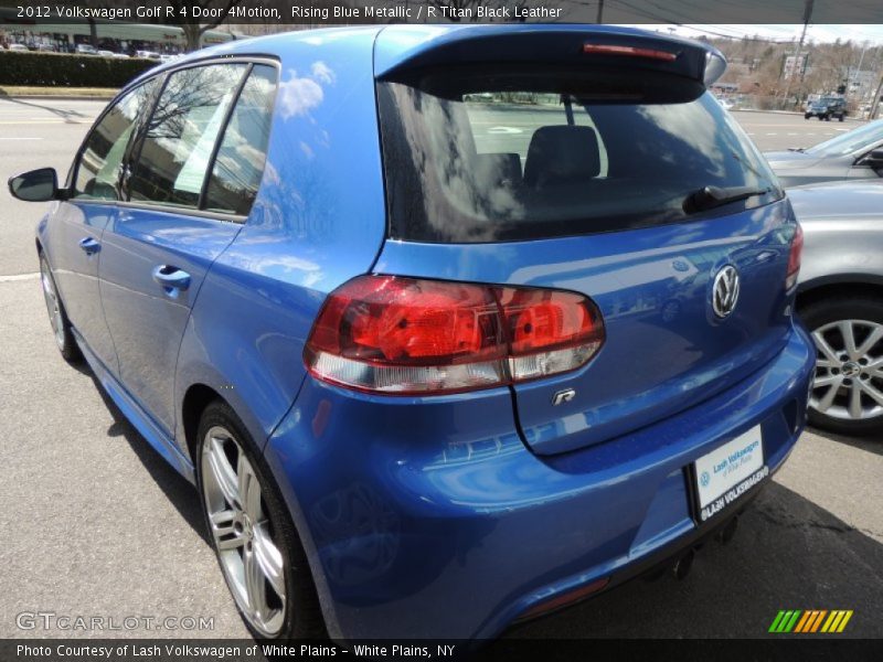 Rising Blue Metallic / R Titan Black Leather 2012 Volkswagen Golf R 4 Door 4Motion