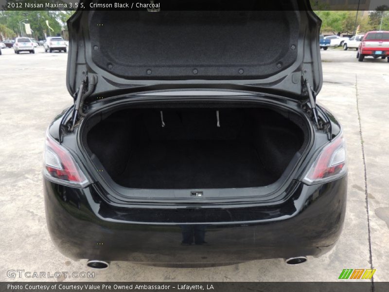 Crimson Black / Charcoal 2012 Nissan Maxima 3.5 S