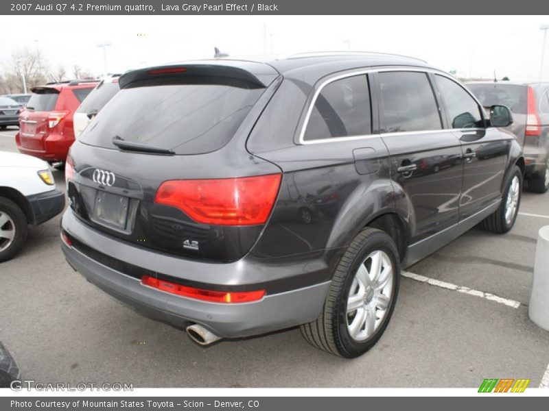Lava Gray Pearl Effect / Black 2007 Audi Q7 4.2 Premium quattro