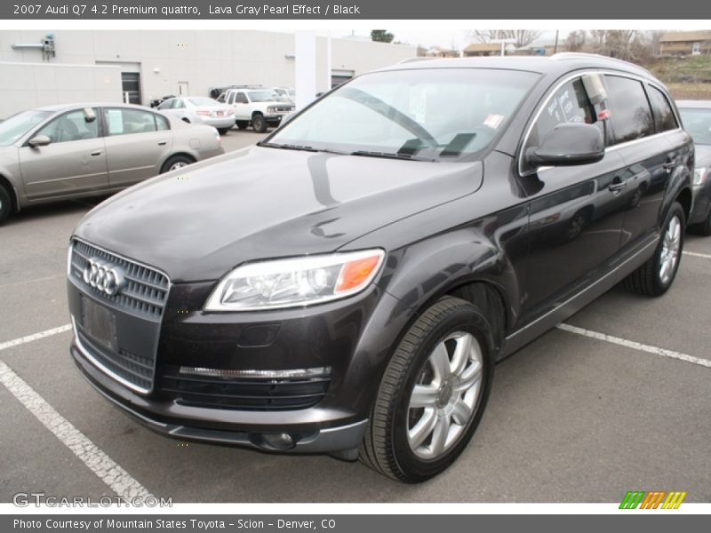 Lava Gray Pearl Effect / Black 2007 Audi Q7 4.2 Premium quattro