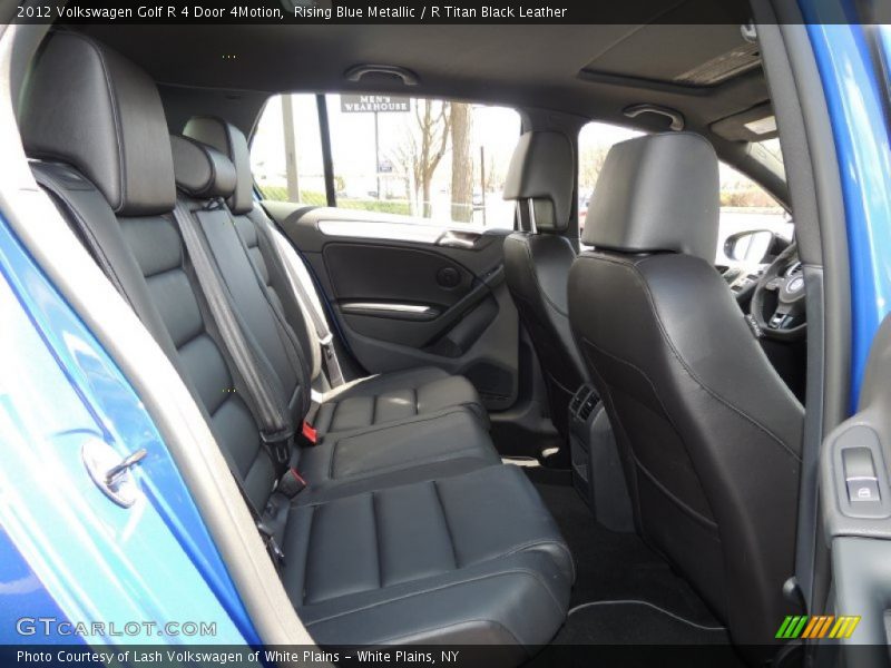 Rising Blue Metallic / R Titan Black Leather 2012 Volkswagen Golf R 4 Door 4Motion
