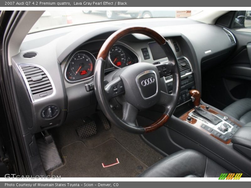 Lava Gray Pearl Effect / Black 2007 Audi Q7 4.2 Premium quattro