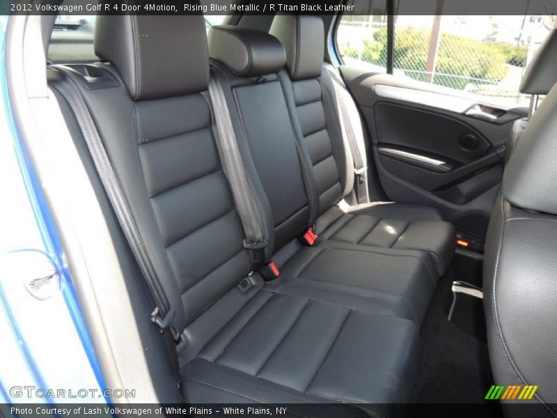 Rising Blue Metallic / R Titan Black Leather 2012 Volkswagen Golf R 4 Door 4Motion