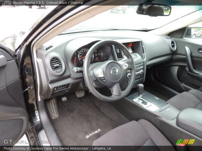 Crimson Black / Charcoal 2012 Nissan Maxima 3.5 S