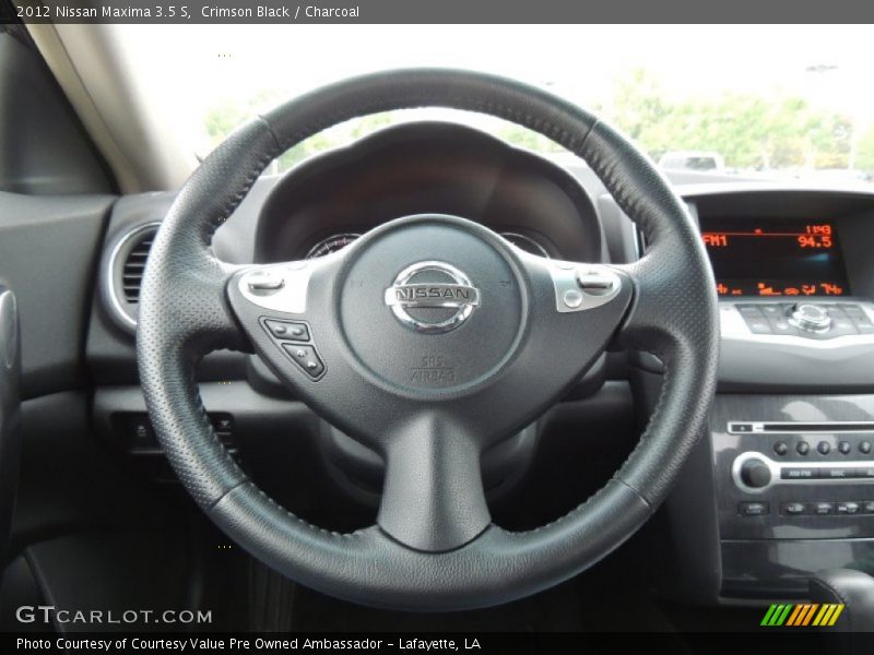 Crimson Black / Charcoal 2012 Nissan Maxima 3.5 S