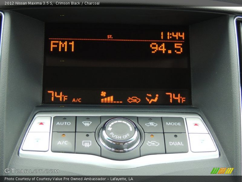 Crimson Black / Charcoal 2012 Nissan Maxima 3.5 S