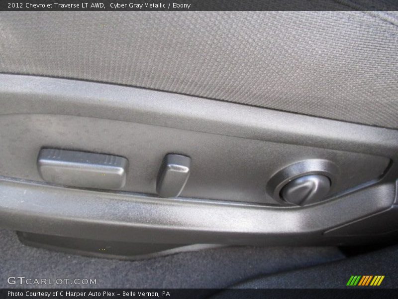 Cyber Gray Metallic / Ebony 2012 Chevrolet Traverse LT AWD