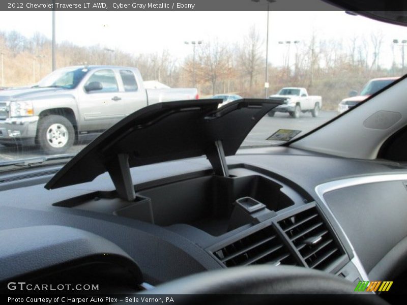 Cyber Gray Metallic / Ebony 2012 Chevrolet Traverse LT AWD