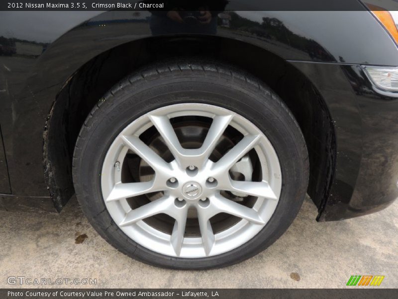 Crimson Black / Charcoal 2012 Nissan Maxima 3.5 S
