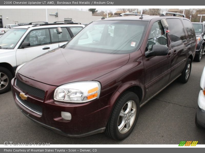 Bordeaux Red Metallic / Medium Gray 2006 Chevrolet Uplander LT AWD